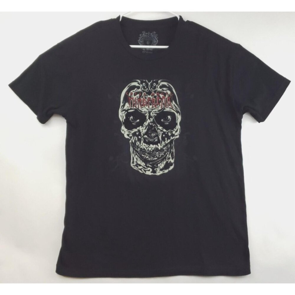 Criss Angel Mindfreak T-Shirt Men XL Black Skull Cotton Short Sleeve